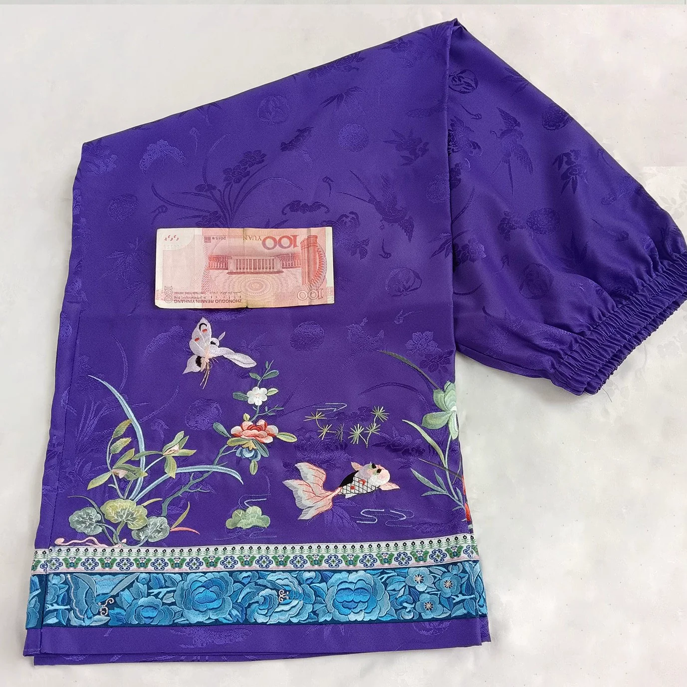 Xiao Jinyu 小金玉 Little Golden Pond Qing Dynasty Embroidered Chenku Trousers - Image 5