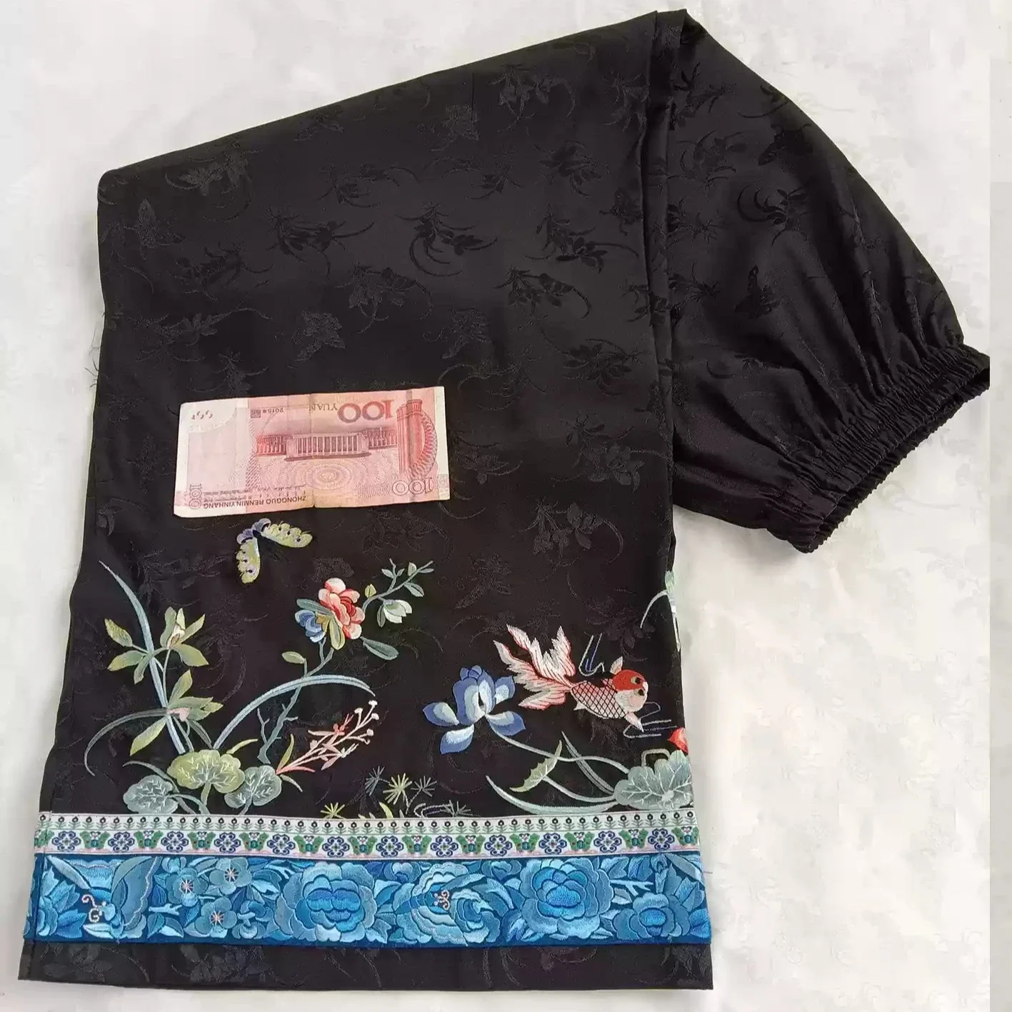 Xiao Jinyu 小金玉 Little Golden Pond Qing Dynasty Embroidered Chenku Trousers - Image 6
