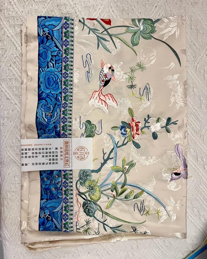 Xiao Jinyu 小金玉 Little Golden Pond Qing Dynasty Embroidered Chenku Trousers - Image 9