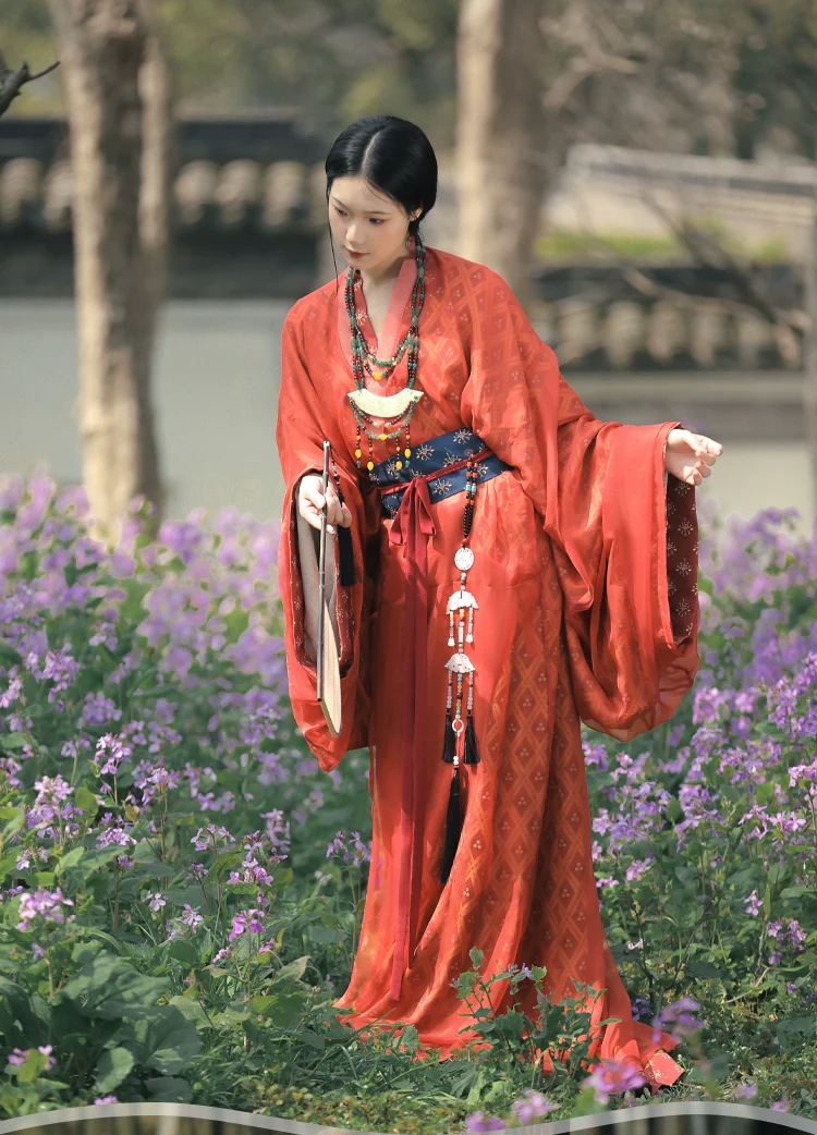 Xiao Lingxing 小菱形 Little Diamond Warring States Mashan Tomb Restoration Zhiju Robe Set - Image 10
