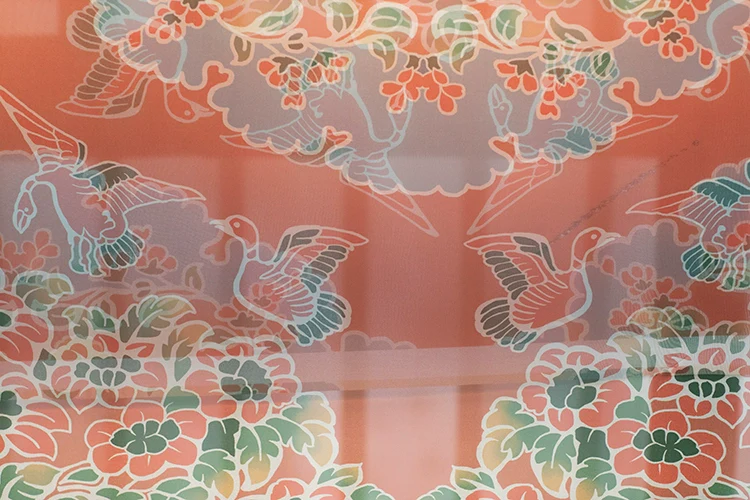 Xie Wenyang 缬纹样 Valerian Duck Tang Dynasty Pibo Scarf - Image 5