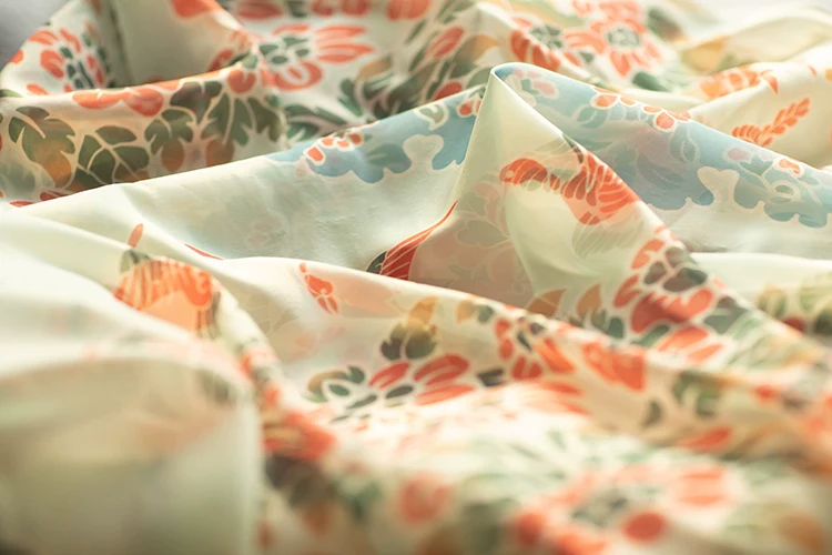 Xie Wenyang 缬纹样 Valerian Duck Tang Dynasty Pibo Scarf - Image 7