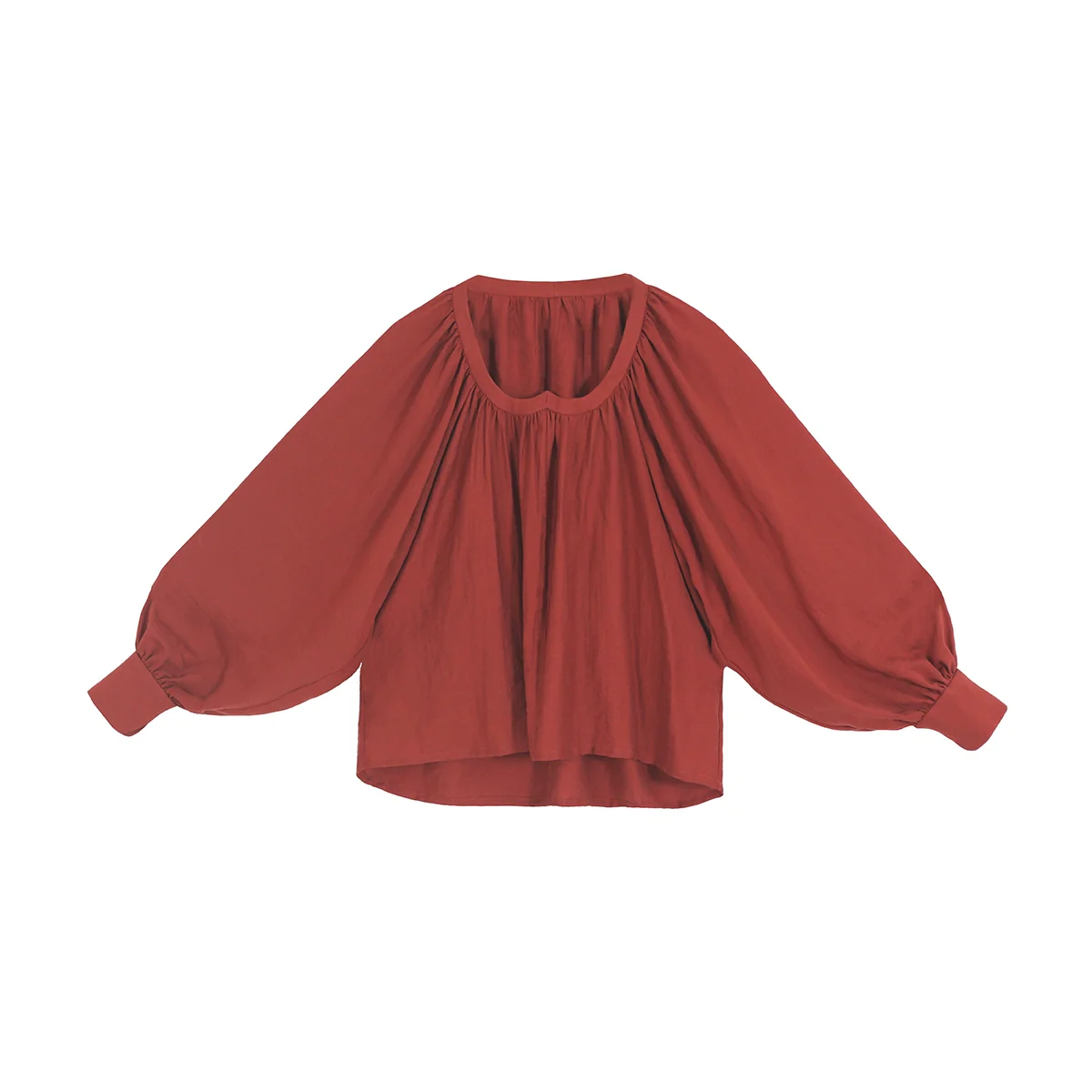 Freehand 写意 Modernized Tang Dynasty Tanling Peach Collar Pure Cotton Shirt - Image 9
