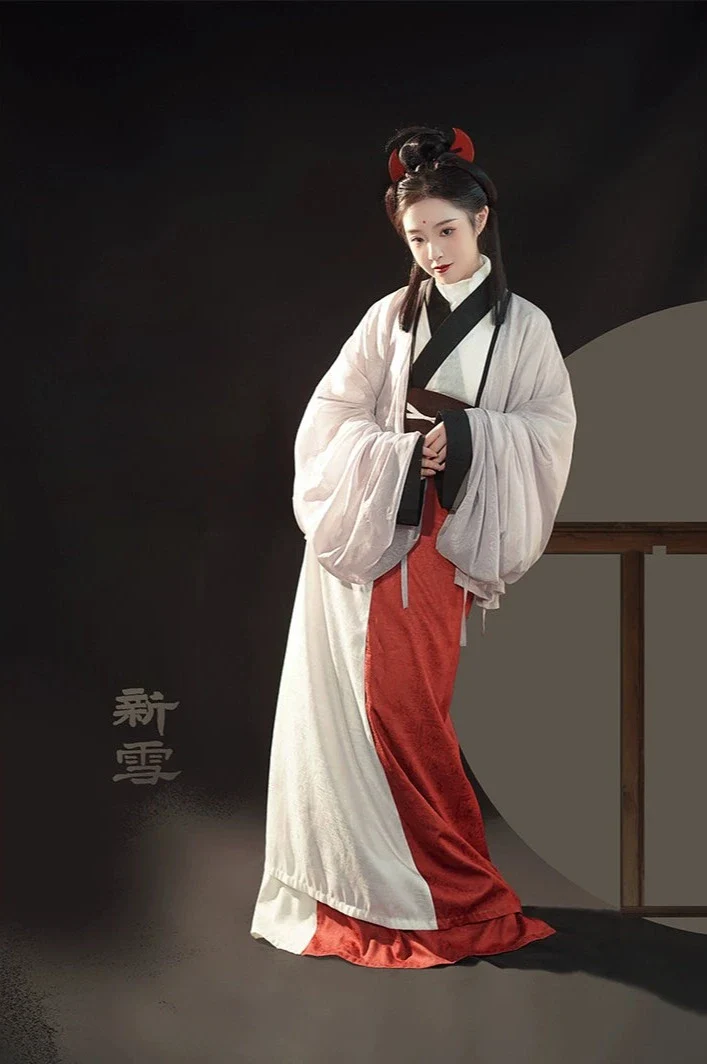 Xin Xue 新雪 Fresh Snow Eastern Han Restoration Ruqun - Image 4