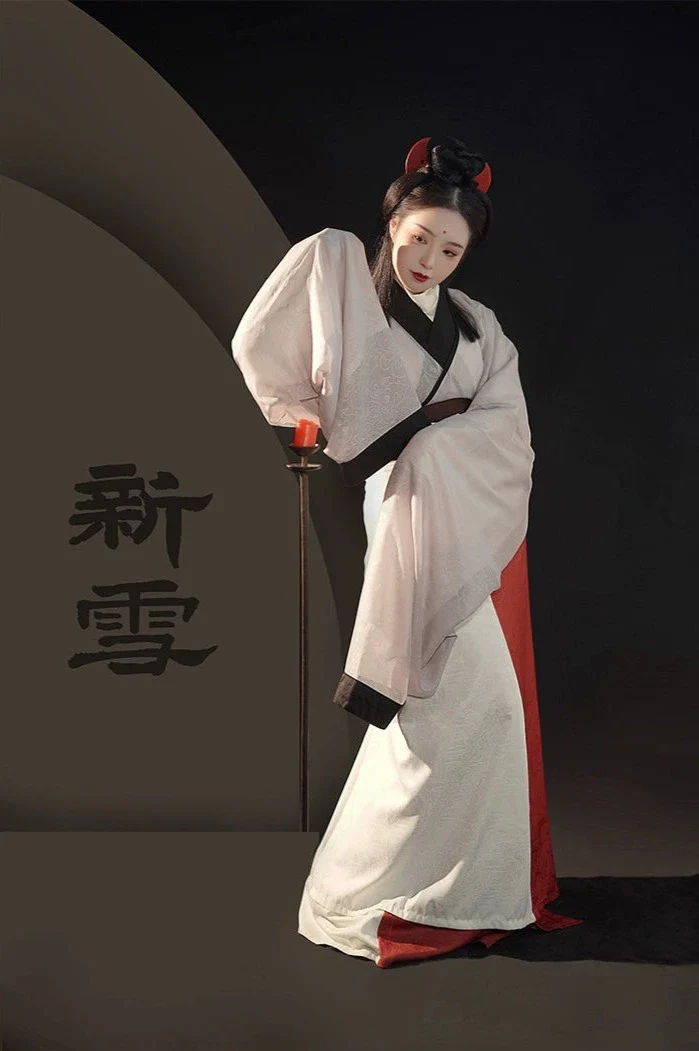 Xin Xue 新雪 Fresh Snow Eastern Han Restoration Ruqun - Image 5