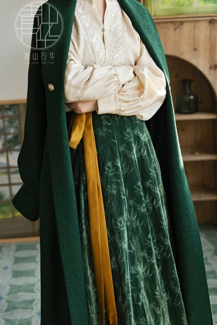 Xing Kong 星空 Starry Sky Modernized Lace Jacquard Feijixiu Airplane Sleeve Top - Image 12