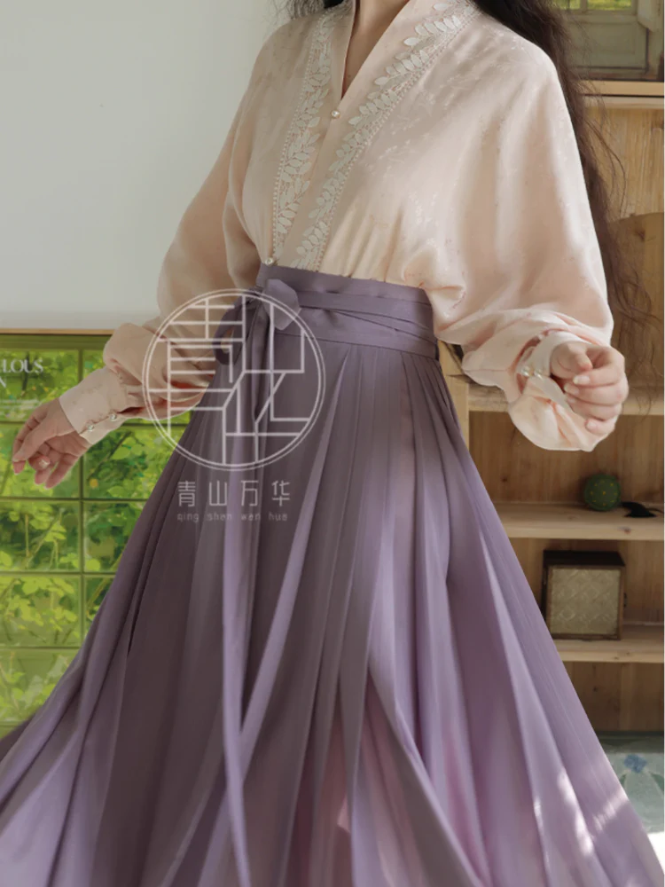Xing Kong 星空 Starry Sky Modernized Lace Jacquard Feijixiu Airplane Sleeve Top - Image 9