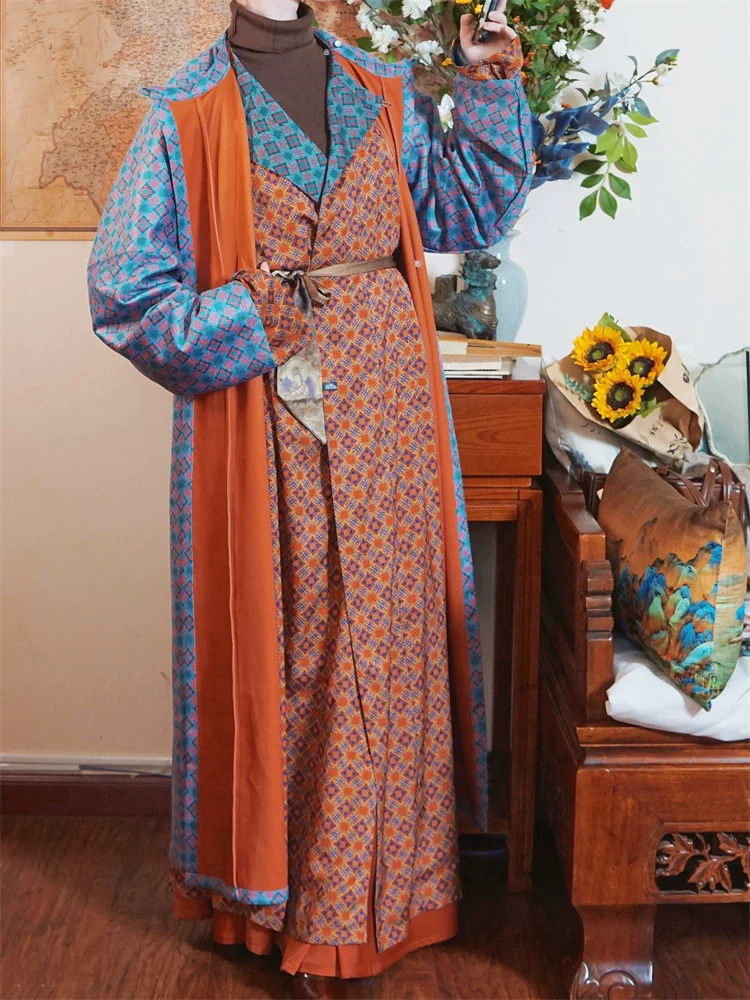 Xing Yue 星月 Moon & Stars Tang Dynasty Double-Sided Unisex Yuanlingpao Robe - Image 2