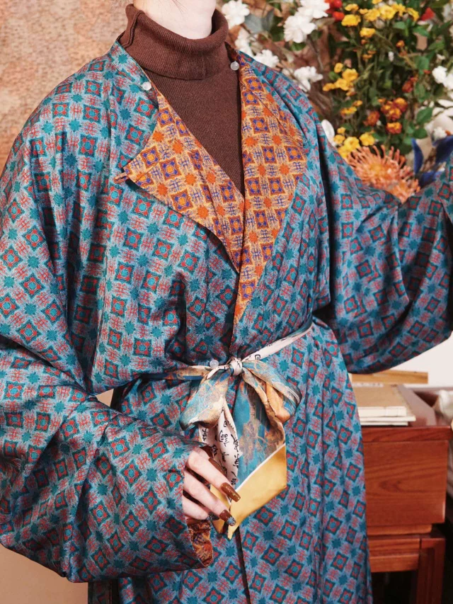 Xing Yue 星月 Moon & Stars Tang Dynasty Double-Sided Unisex Yuanlingpao Robe - Image 3