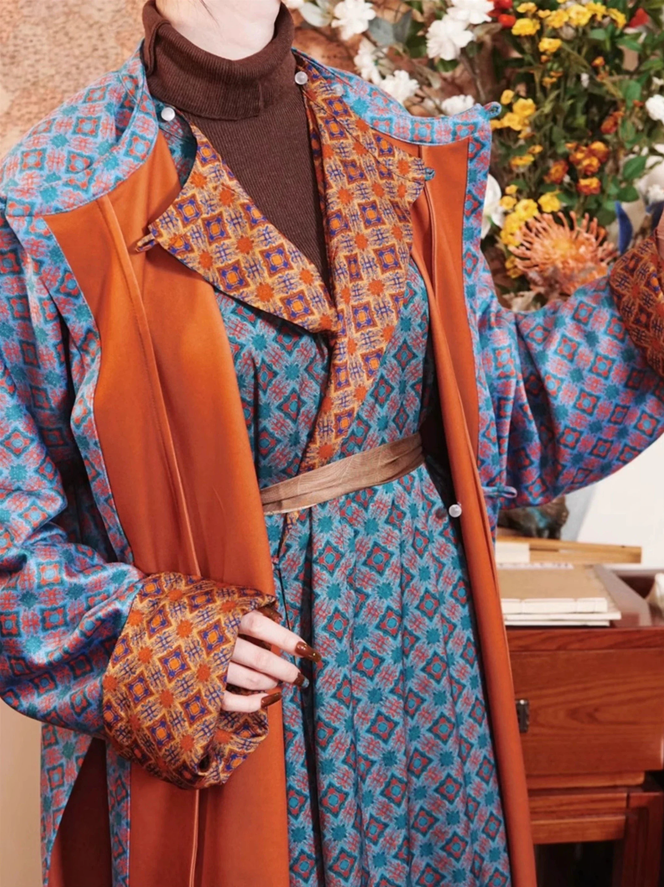 Xing Yue 星月 Moon & Stars Tang Dynasty Double-Sided Unisex Yuanlingpao Robe - Image 4