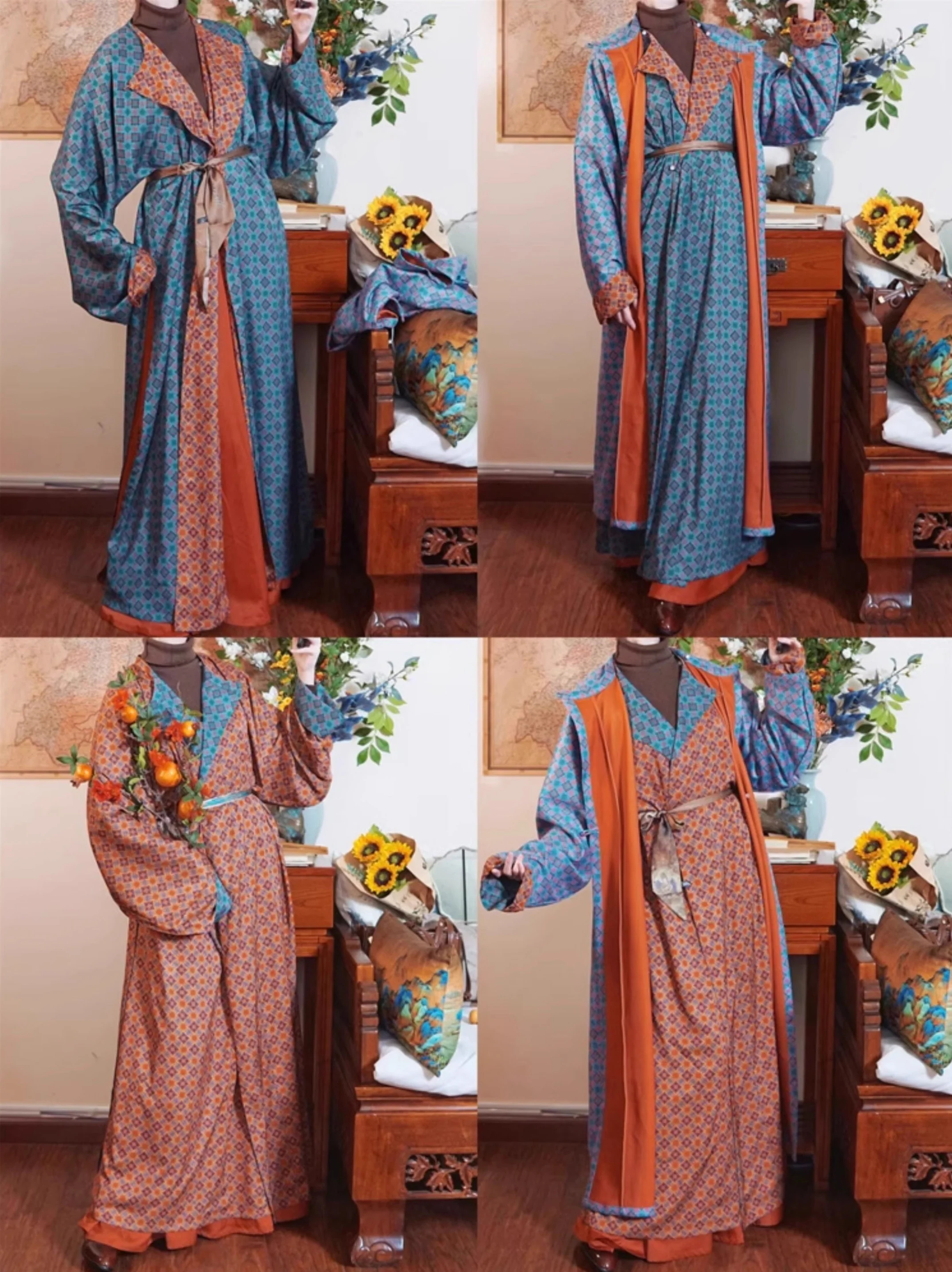 Xing Yue 星月 Moon & Stars Tang Dynasty Double-Sided Unisex Yuanlingpao Robe - Image 5