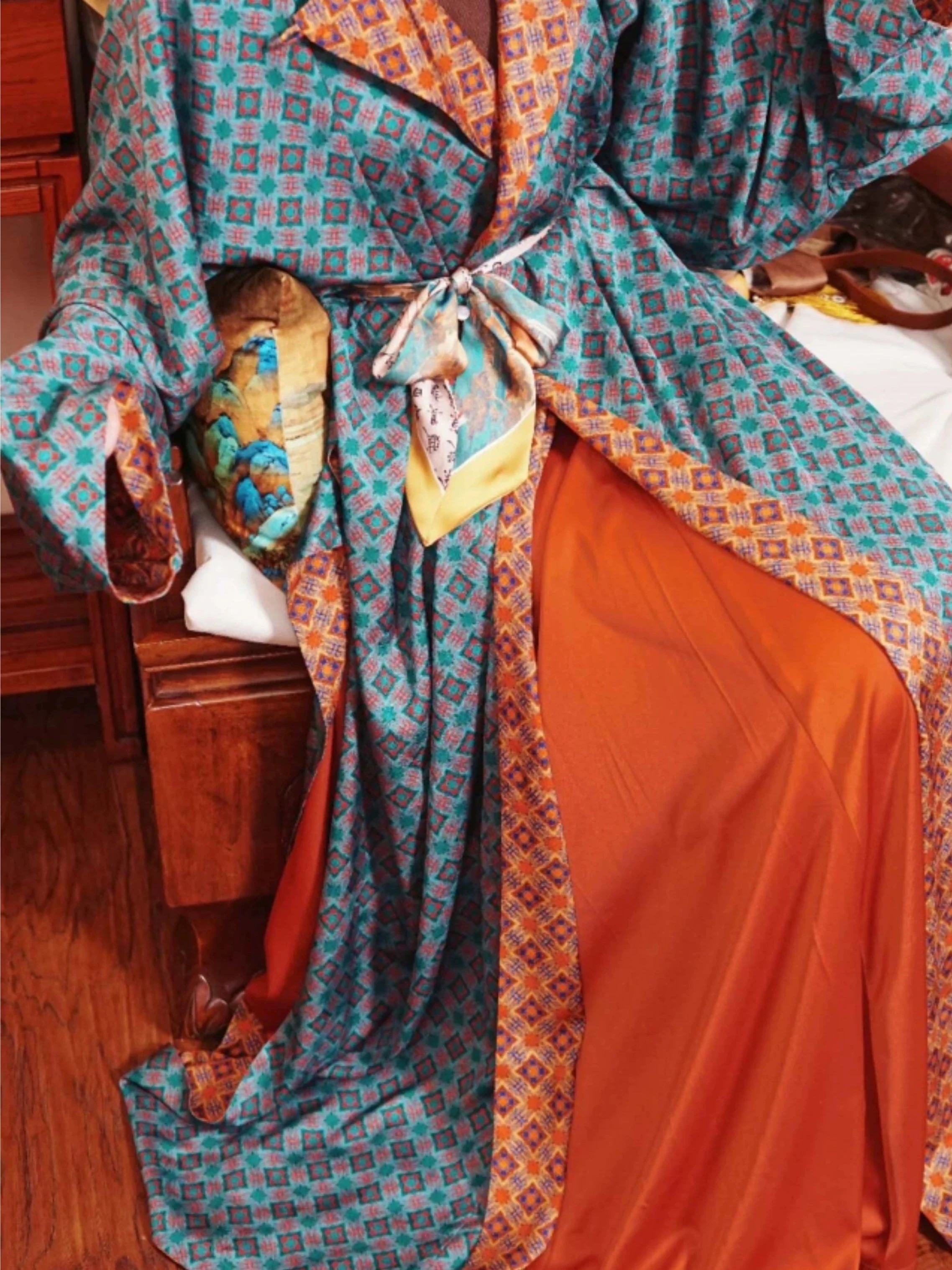 Xing Yue 星月 Moon & Stars Tang Dynasty Double-Sided Unisex Yuanlingpao Robe - Image 6