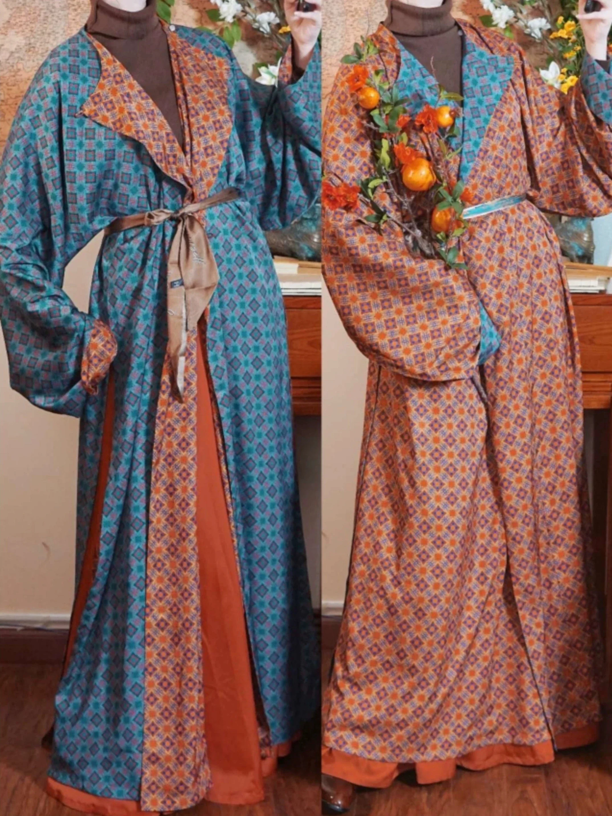 Xing Yue 星月 Moon & Stars Tang Dynasty Double-Sided Unisex Yuanlingpao Robe - Image 8