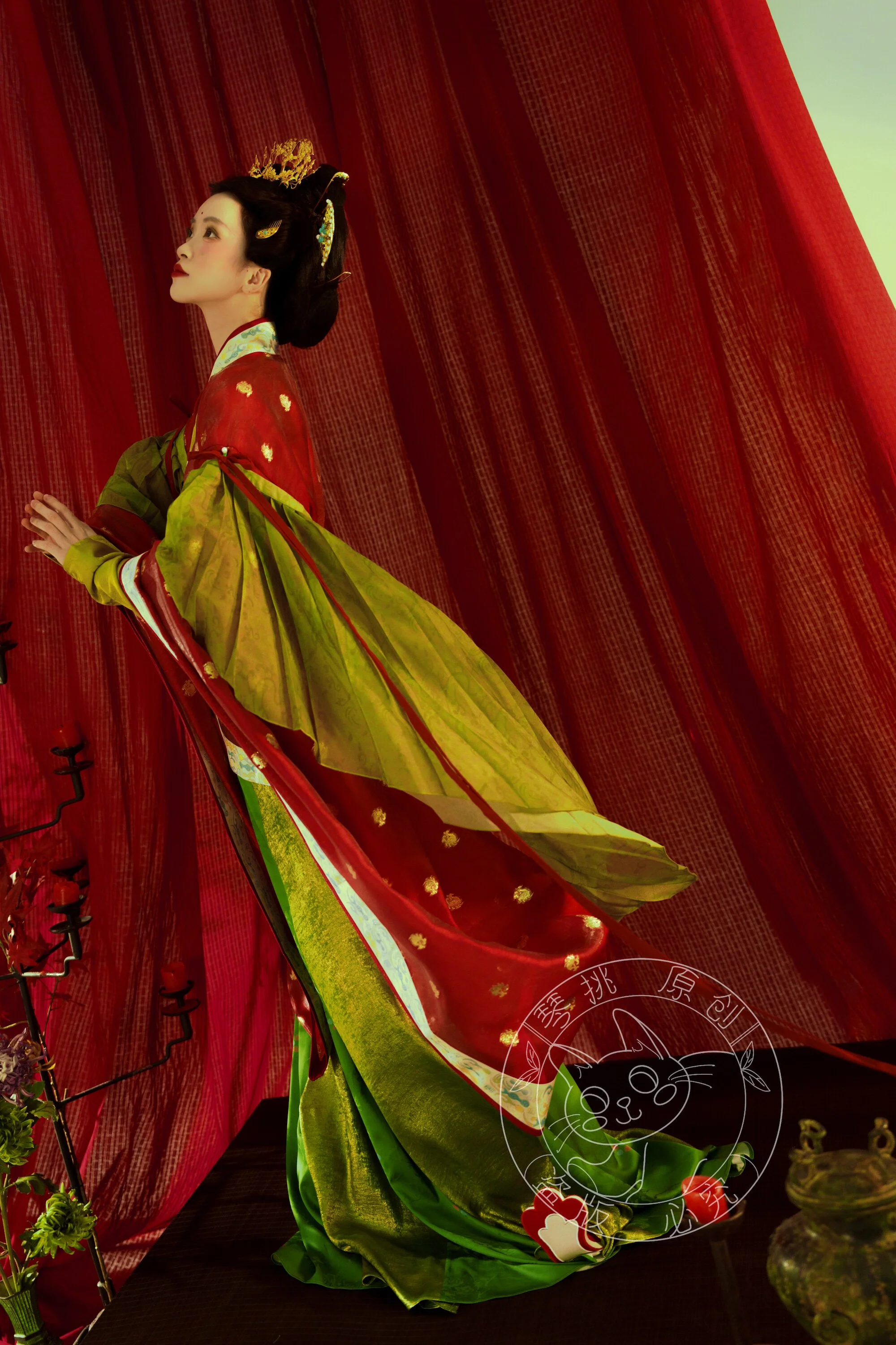 Xizhou Qu 西洲曲 Song of Xizhou Northern Wei Dancer Figurine Restoration Ruqun Set - Image 14