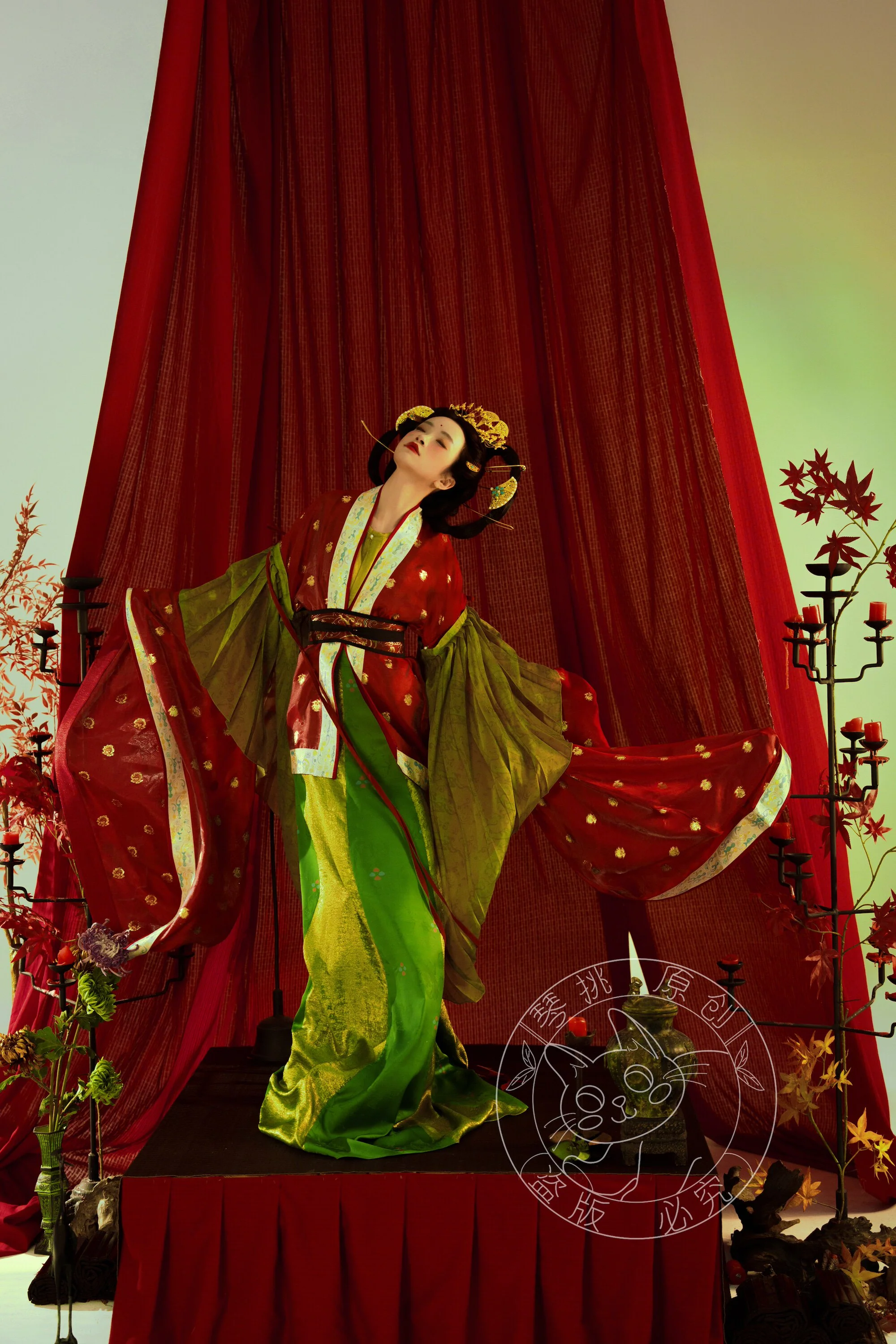 Xizhou Qu 西洲曲 Song of Xizhou Northern Wei Dancer Figurine Restoration Ruqun Set - Image 2