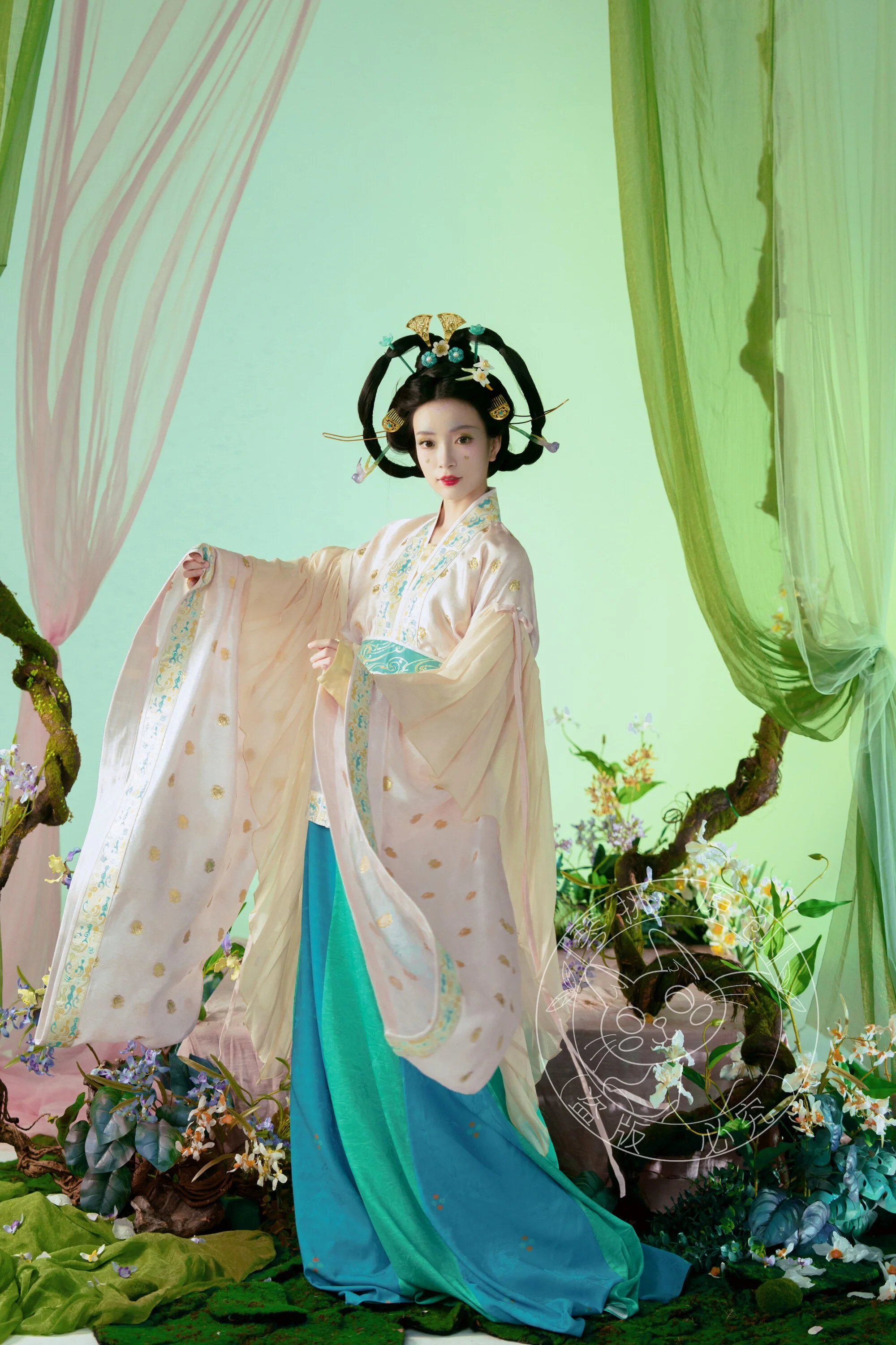 Xizhou Qu 西洲曲 Song of Xizhou Northern Wei Dancer Figurine Restoration Ruqun Set - Image 3