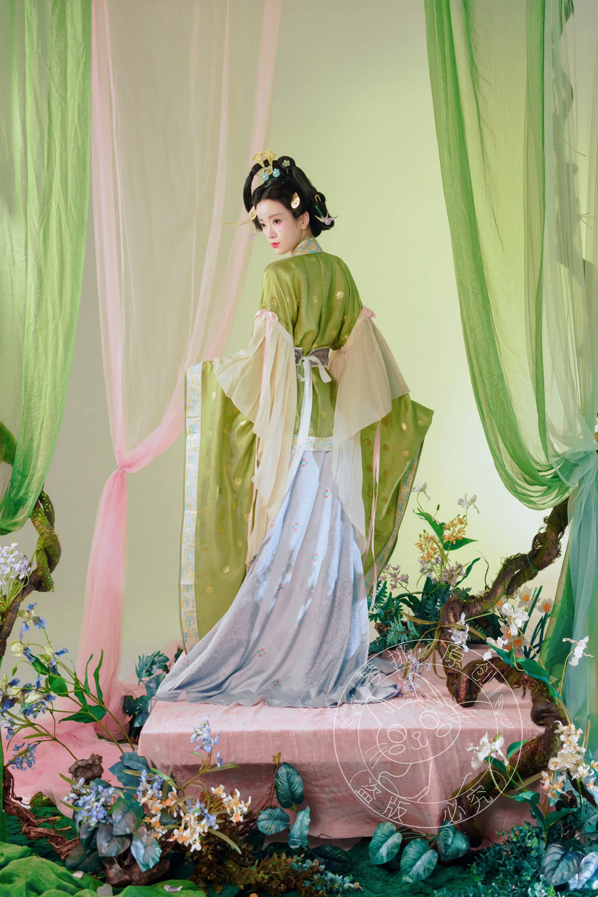 Xizhou Qu 西洲曲 Song of Xizhou Northern Wei Dancer Figurine Restoration Ruqun Set - Image 5