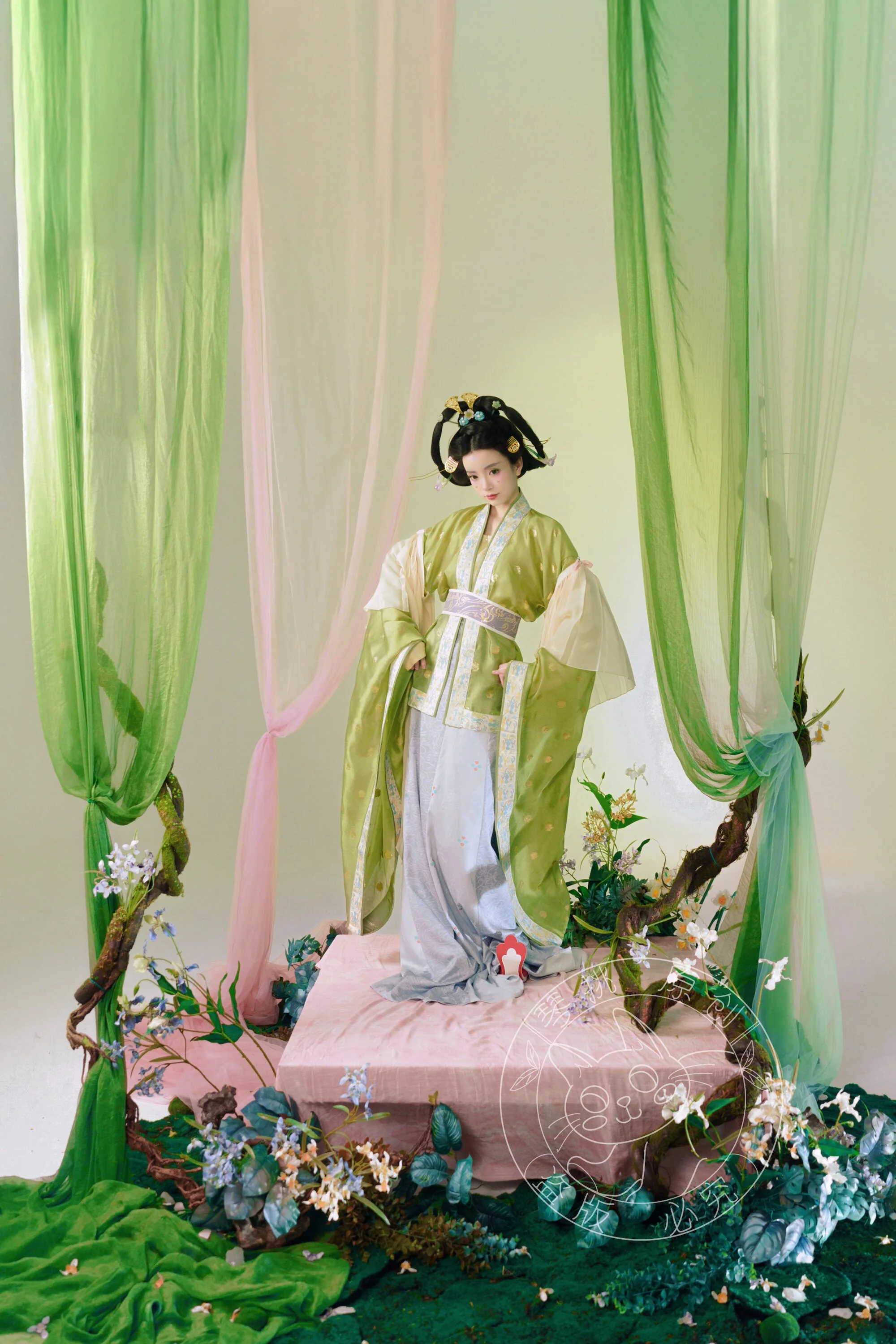 Xizhou Qu 西洲曲 Song of Xizhou Northern Wei Dancer Figurine Restoration Ruqun Set - Image 6