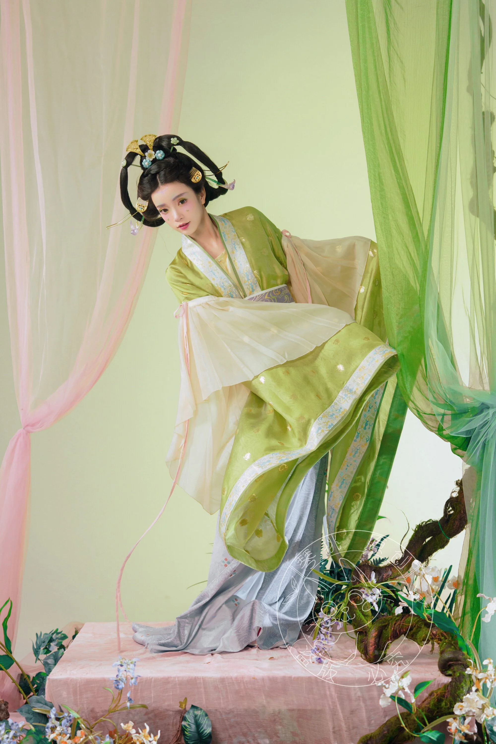 Xizhou Qu 西洲曲 Song of Xizhou Northern Wei Dancer Figurine Restoration Ruqun Set - Image 8