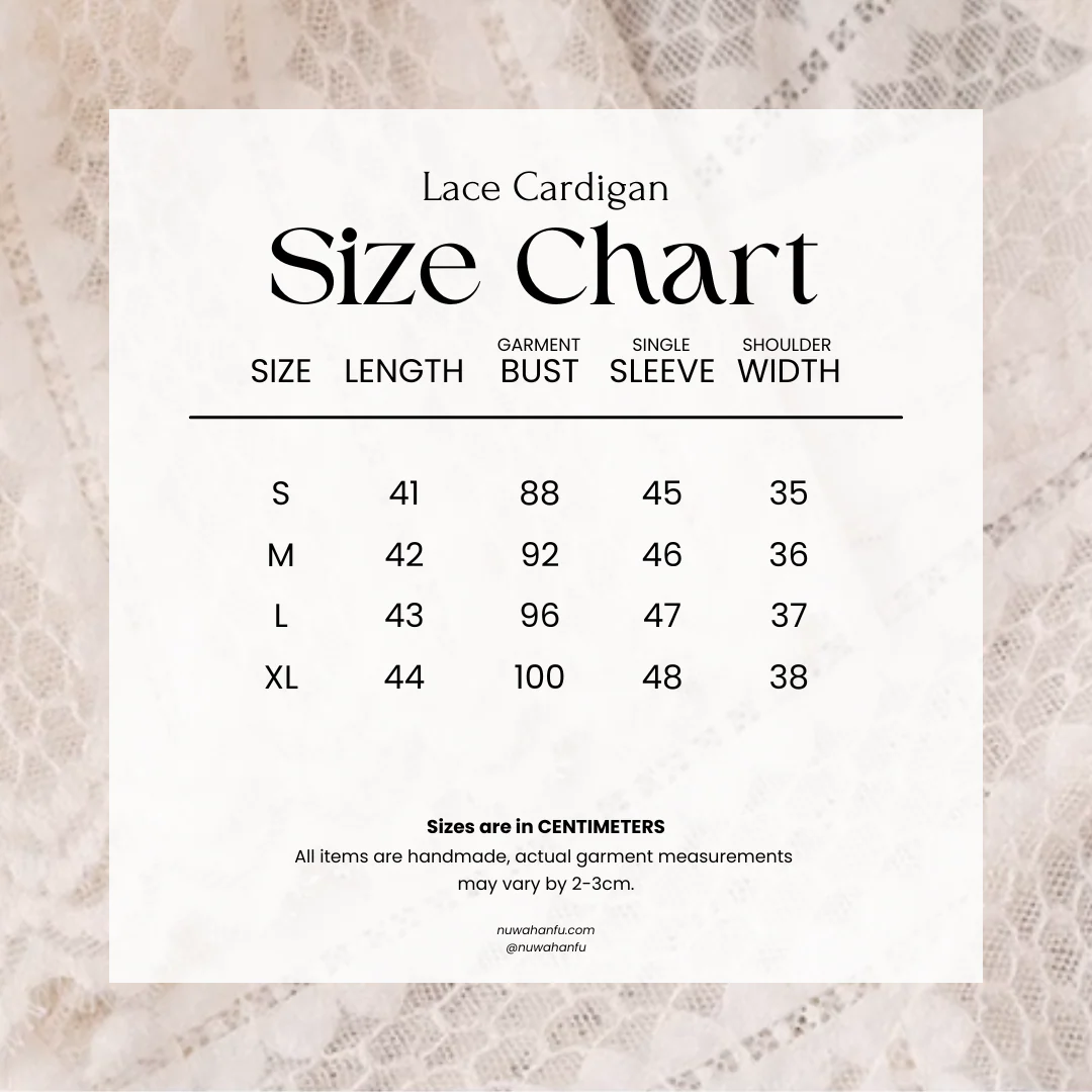 Xue Hua 雪花 Snowflake Republic of China Knitted Lace Qipao Cardigan - Image 12