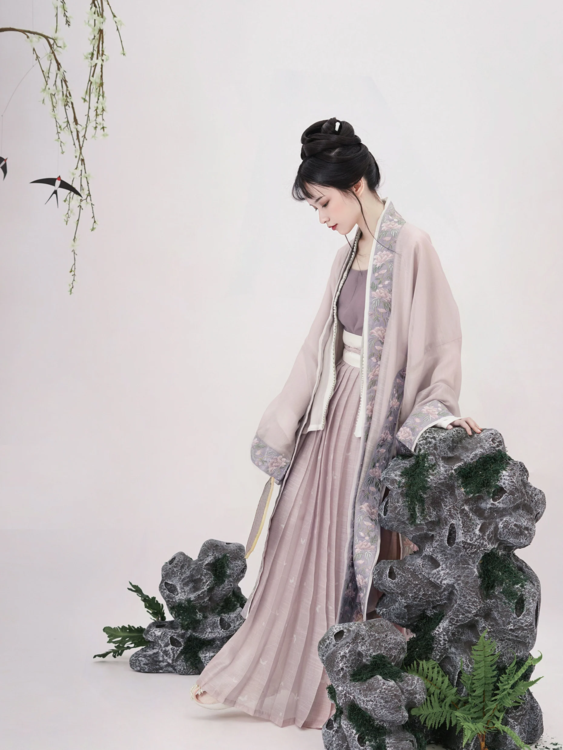 Xue Qing 雪青 Lilac Pearl Song Dynasty Ruqun - Image 3
