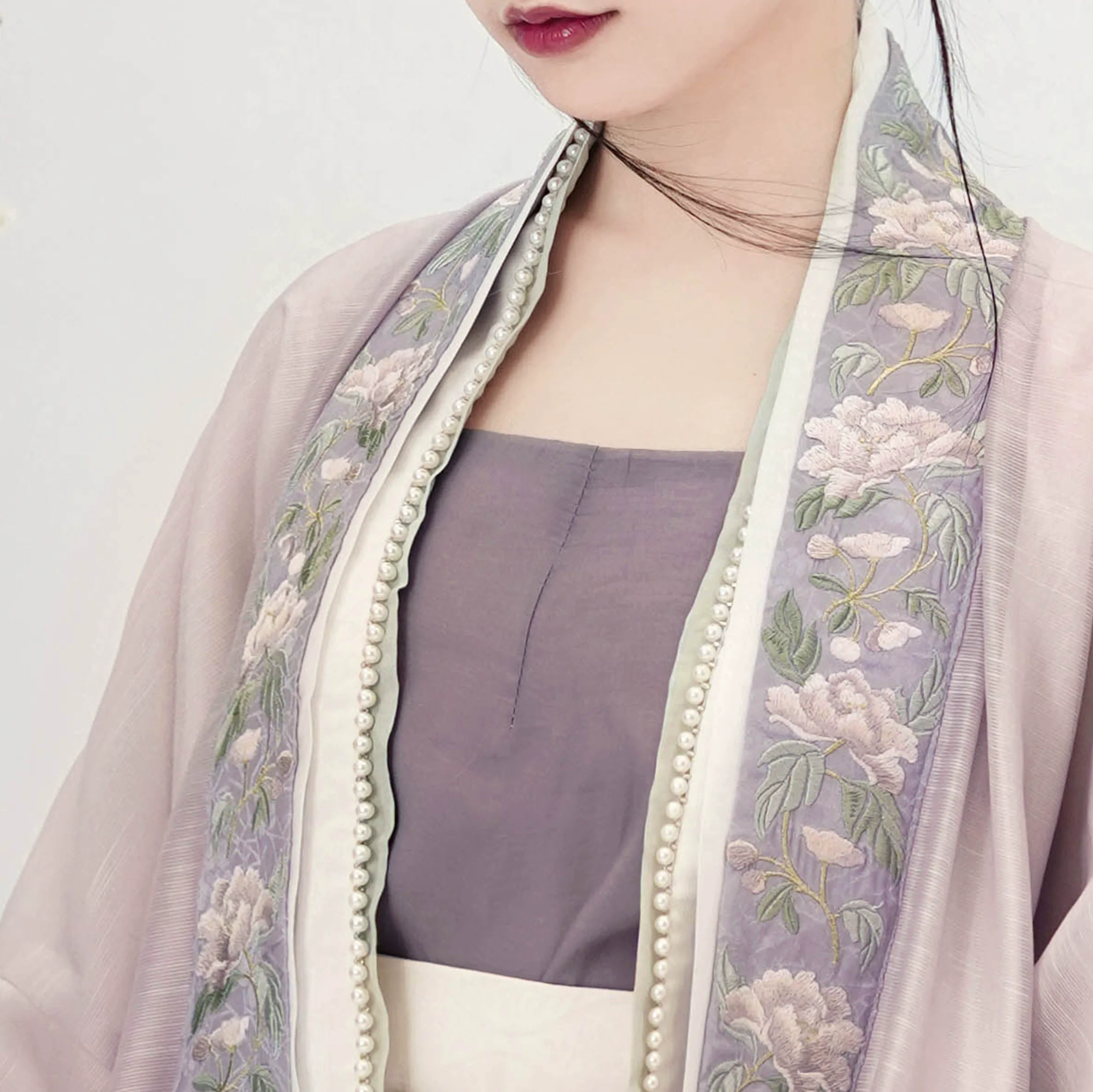 Xue Qing 雪青 Lilac Pearl Song Dynasty Ruqun - Image 9