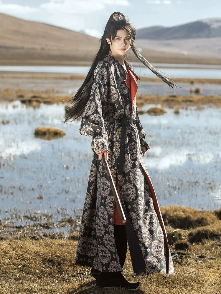 Yan Ge Xing 燕歌行 Double Layered Tang Dynasty Men's Yuanlingpao - Image 4