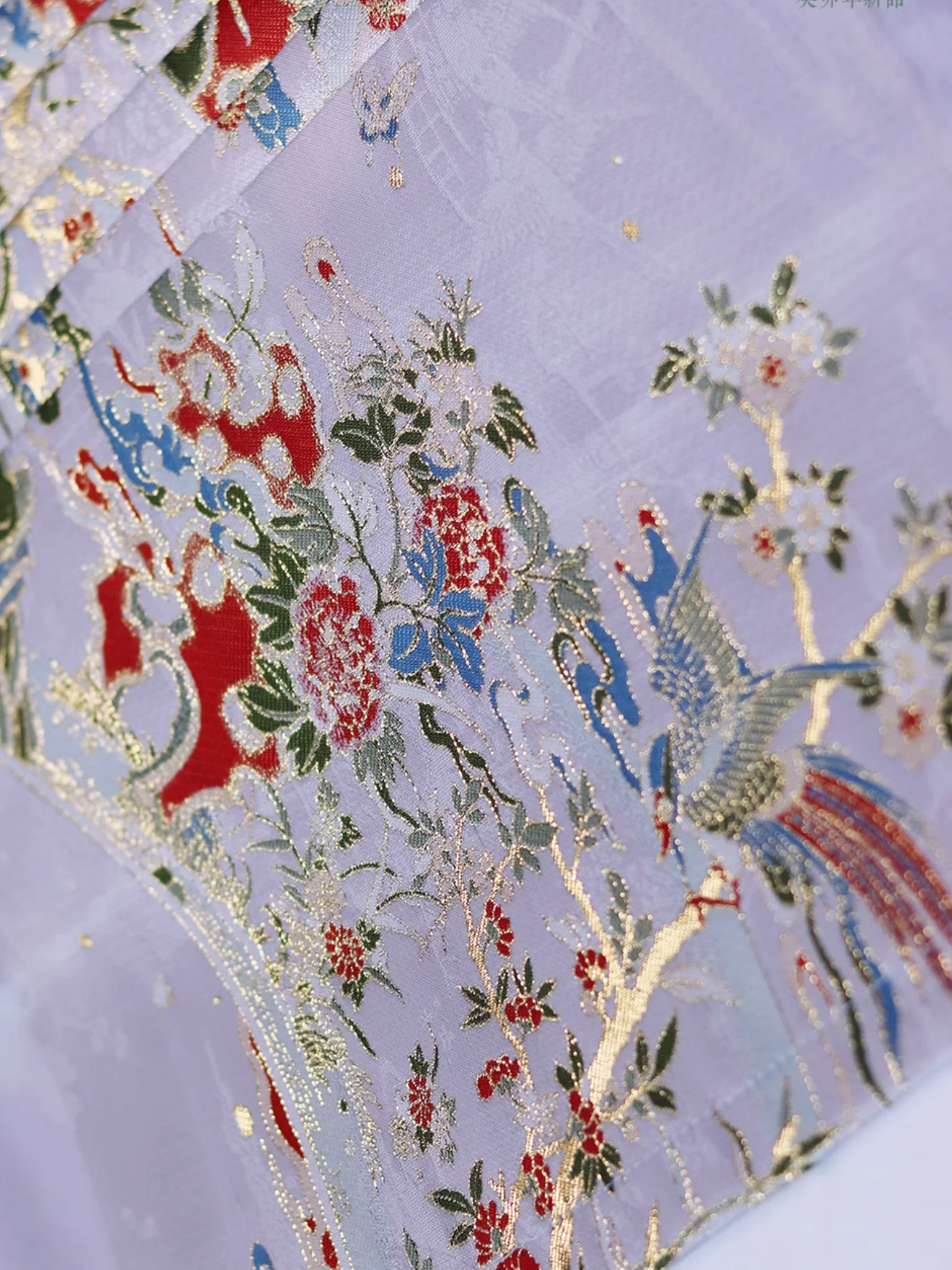 Yanzi 燕子 Golden Flowers & Auspicious Birds Middle Ming Mamian Qun - Image 5