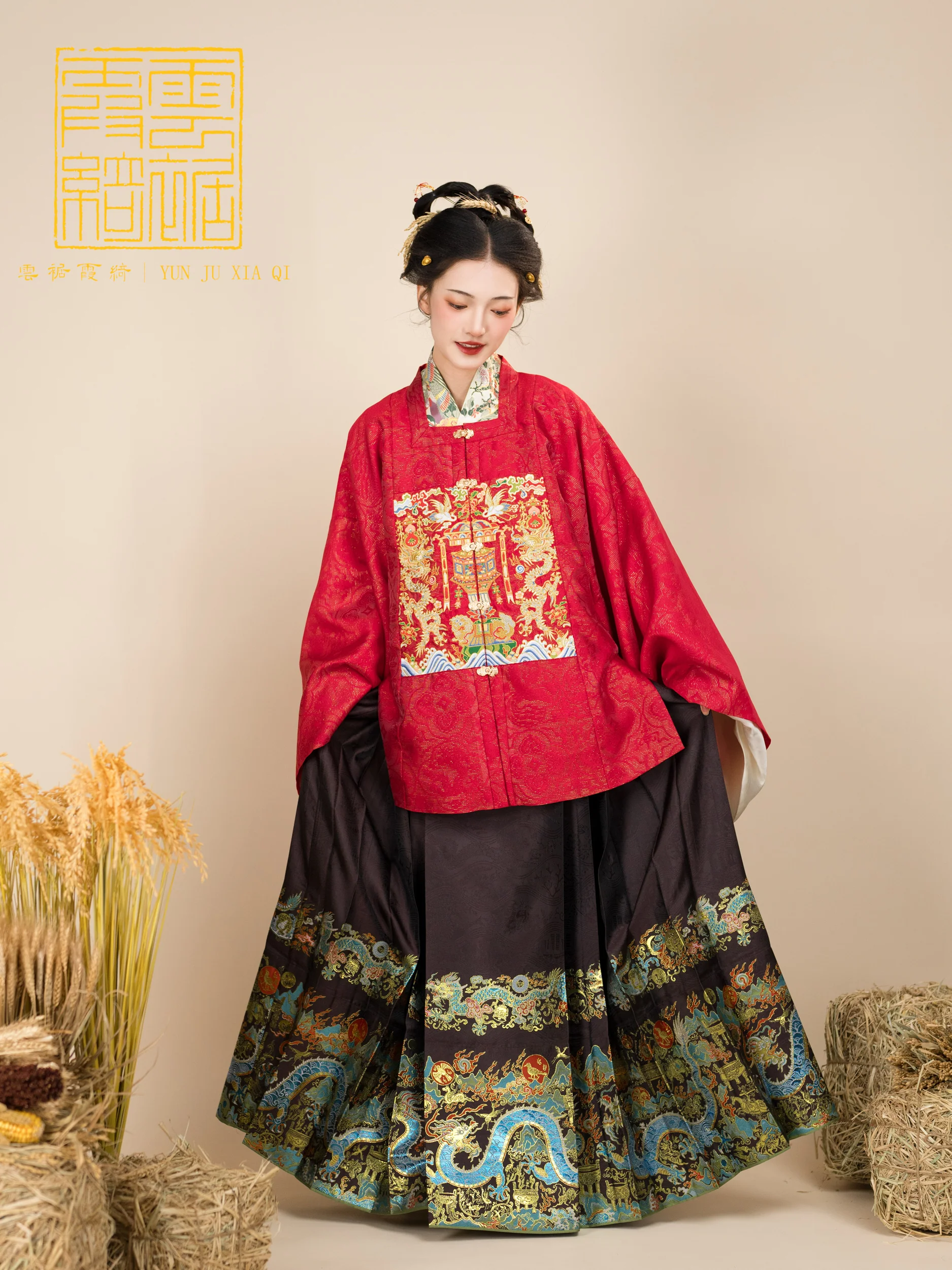 Yangtze River Dragon 长江黄河龙 Ming Dynasty Mamian Skirt - Image 10