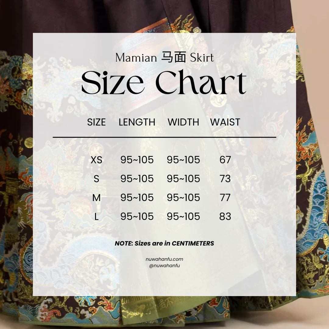 Yangtze River Dragon 长江黄河龙 Ming Dynasty Mamian Skirt - Image 15