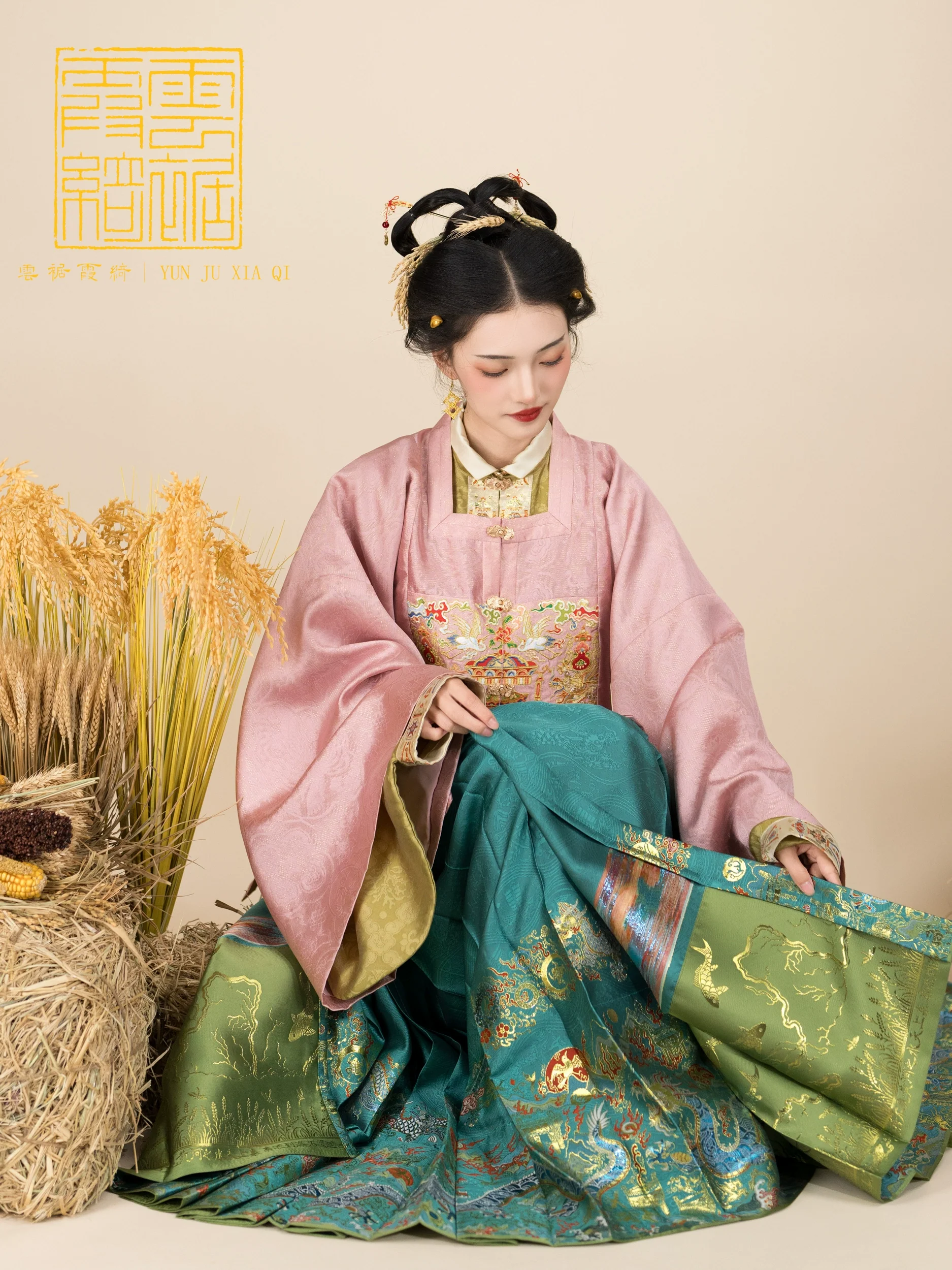 Yangtze River Dragon 长江黄河龙 Ming Dynasty Mamian Skirt - Image 9