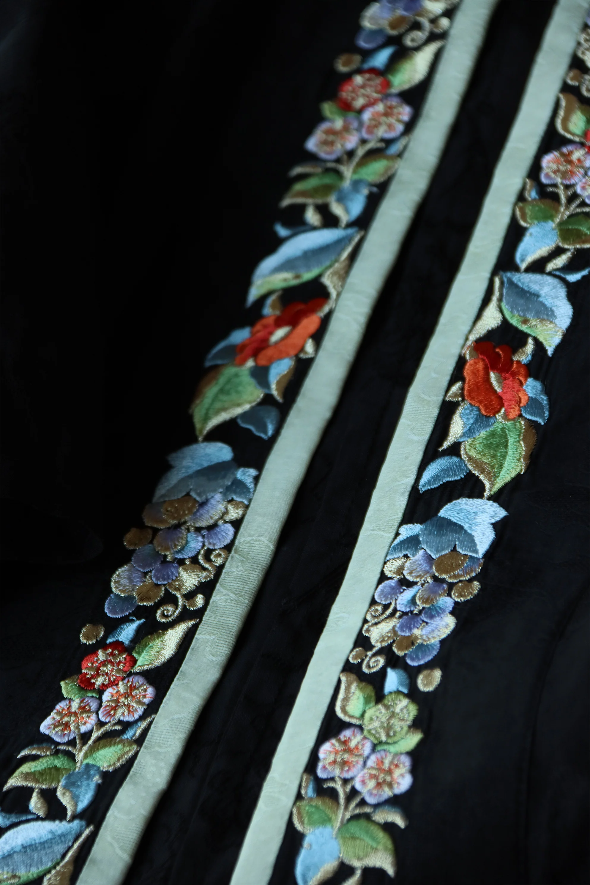 Yi Tiao 一条 Single Strip Song Dynasty Embroidered Floral Duanshan Short Top - Image 21