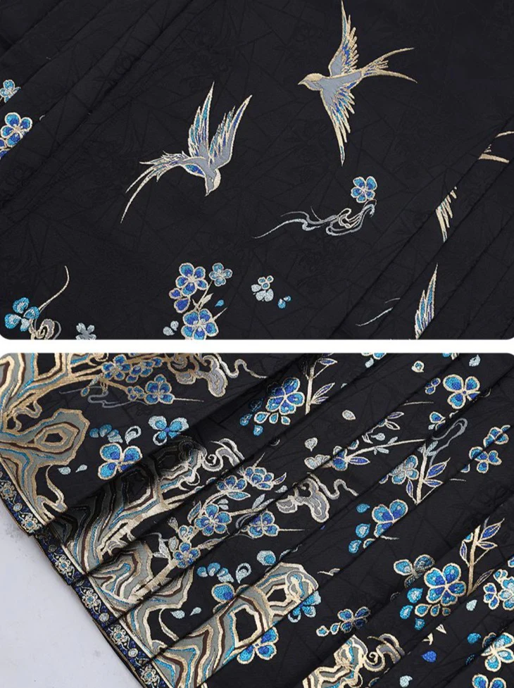 Ying Mei 莹梅 Gilded Songbird Mamian Skirt Set - Image 6