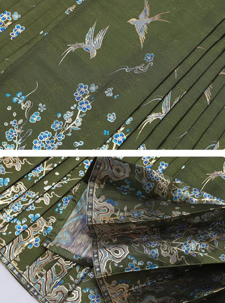 Ying Mei 莹梅 Gilded Songbird Mamian Skirt Set - Image 7