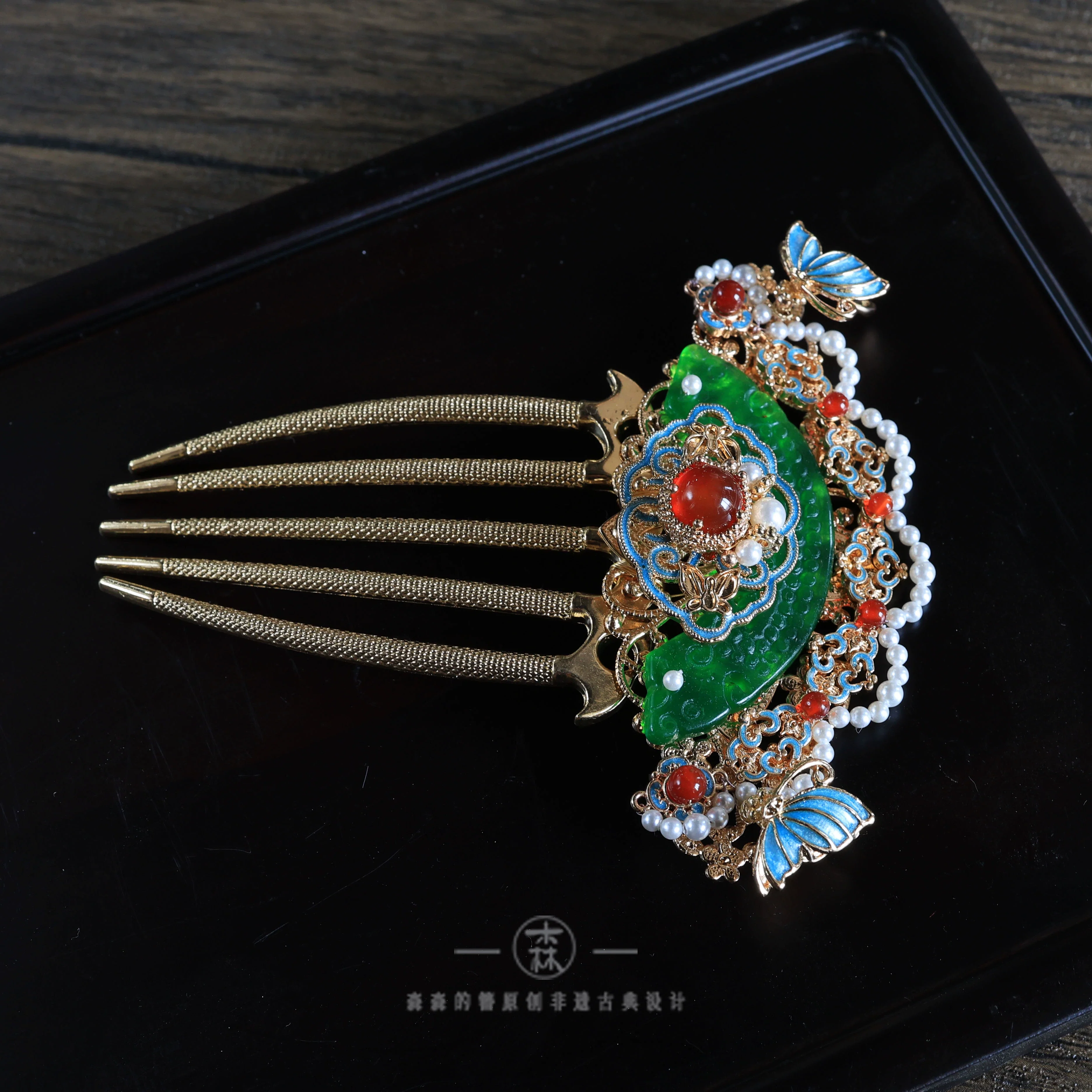 Yu Heng 玉衡 Jade Balance New Chinese Style Hairpin Comb - Image 6