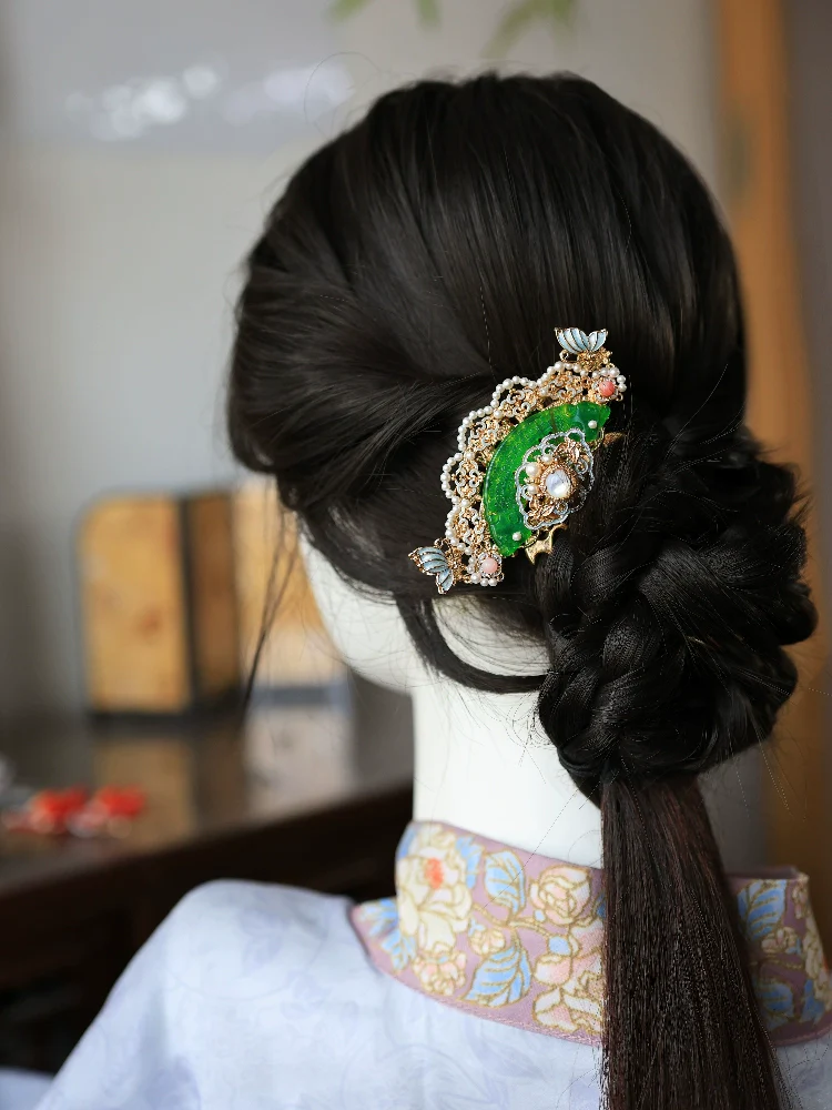 Yu Heng 玉衡 Jade Balance New Chinese Style Hairpin Comb - Image 7