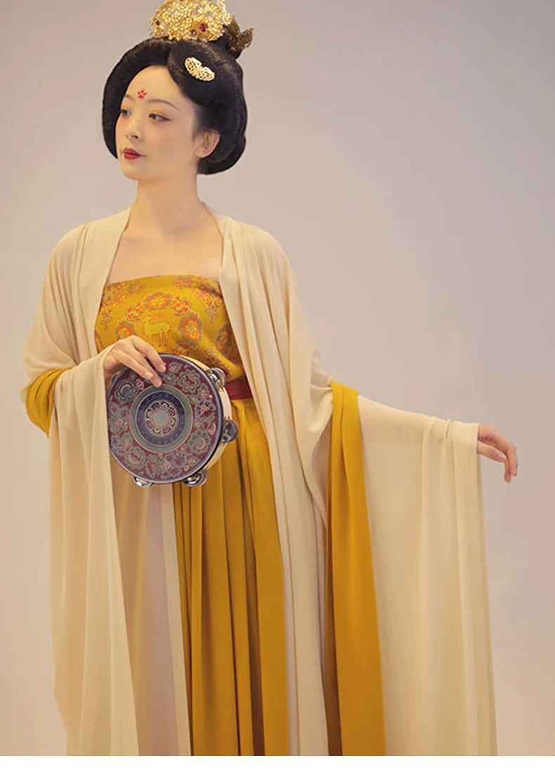 Yuegui 月桂 Laurel Heziqun Hand Dyed Tang Dynasty Set - Image 2