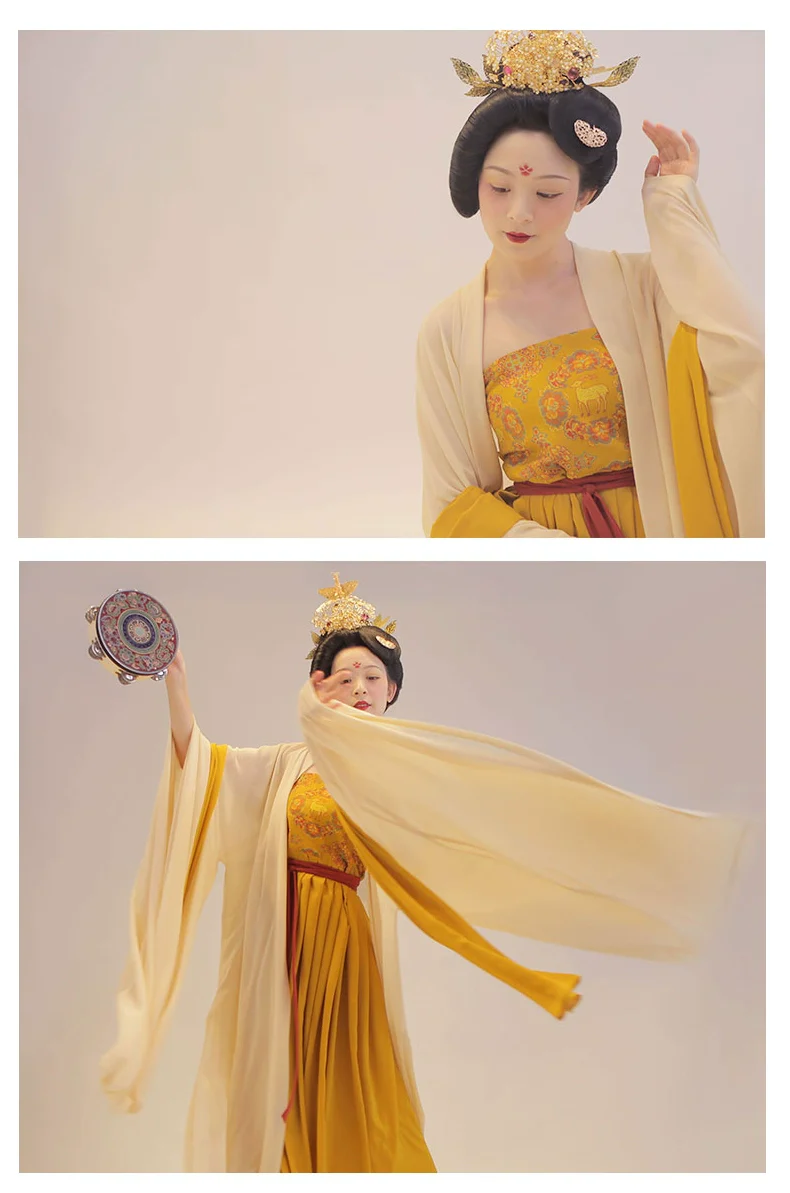 Yuegui 月桂 Laurel Heziqun Hand Dyed Tang Dynasty Set - Image 5