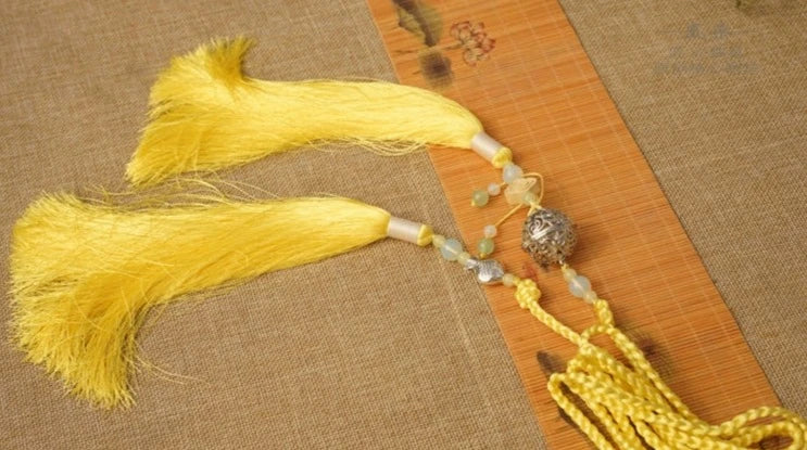 Yufu 渔夫 Fisherman's Tassel Belt Unisex Hanfu Accessory - Image 13