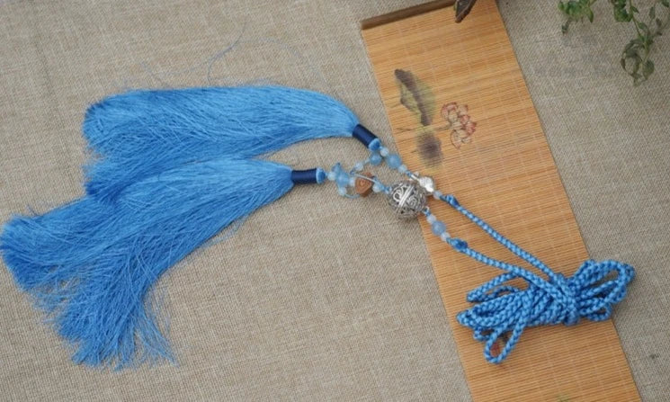 Yufu 渔夫 Fisherman's Tassel Belt Unisex Hanfu Accessory - Image 14