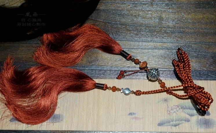 Yufu 渔夫 Fisherman's Tassel Belt Unisex Hanfu Accessory - Image 15