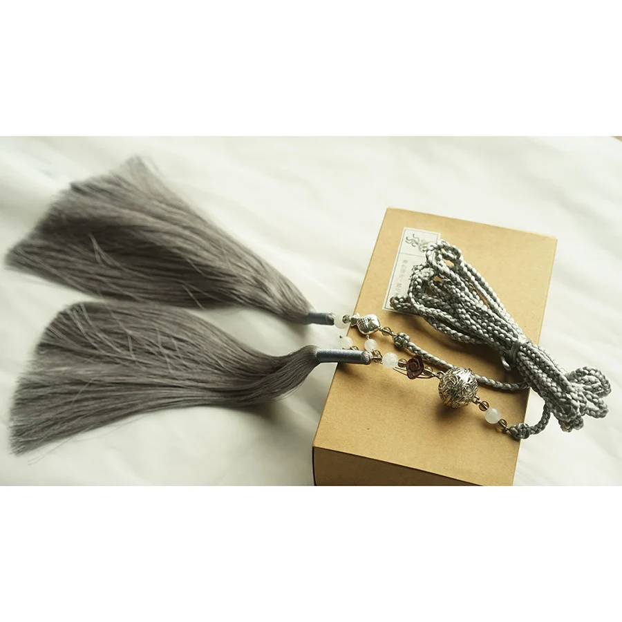 Yufu 渔夫 Fisherman's Tassel Belt Unisex Hanfu Accessory - Image 7