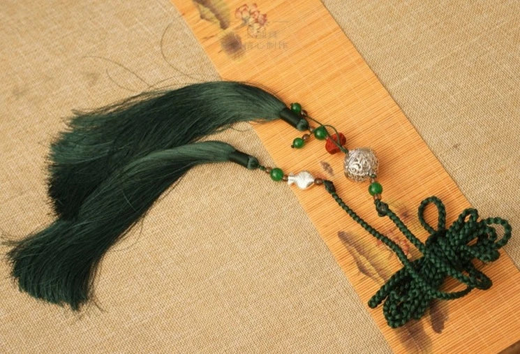 Yufu 渔夫 Fisherman's Tassel Belt Unisex Hanfu Accessory - Image 8