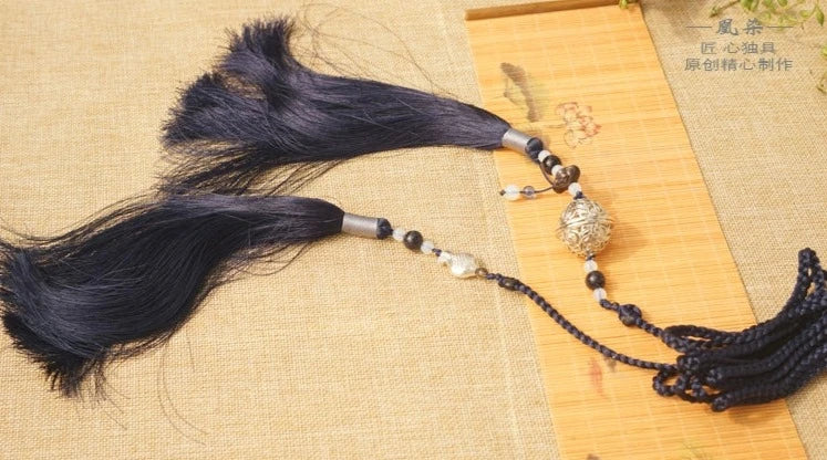 Yufu 渔夫 Fisherman's Tassel Belt Unisex Hanfu Accessory - Image 9