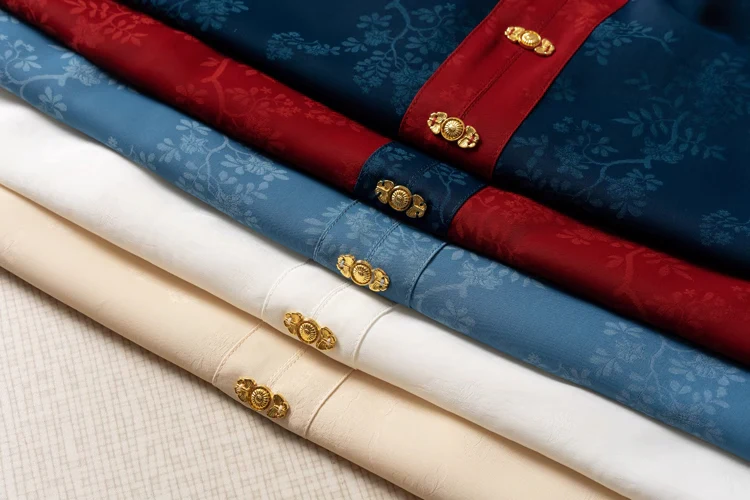 Zan Qing 藏青 Prussian Blue Ming Dynasty Contrast Trim Zhuyao Undergarment - Image 5