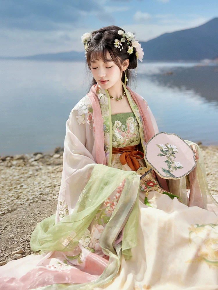 Zhichi Shengxia 咫尺盛夏 Nearing Midsummer Modernized Fairy Daxiushan Qiyaoqun Set - Image 5