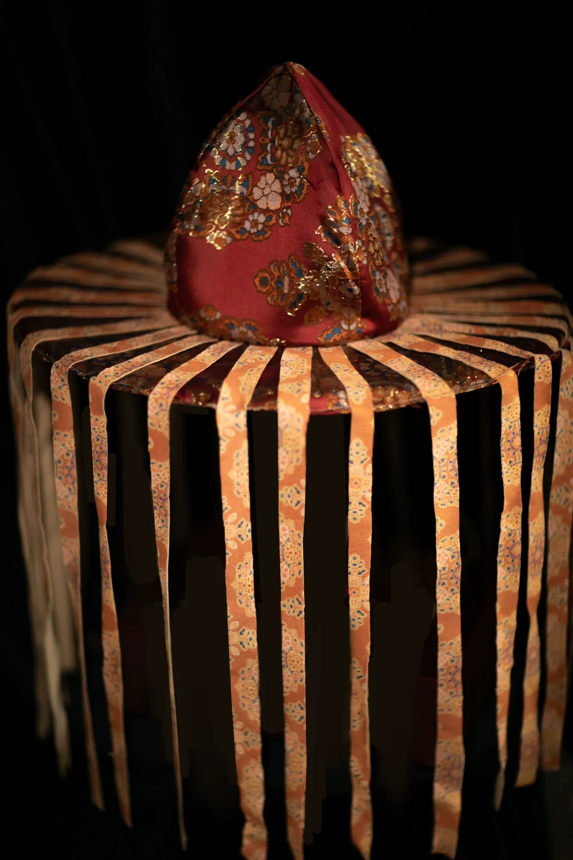 Zhijin Weimao 织锦帷帽 Wu Zhou Brocade Veiled Hat - Image 3