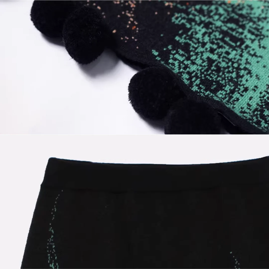 Zhuanyun Xiaoli 转运小鲤 Little Lucky Carp New Chinese Style Knit Top & Skirt Set - Image 19