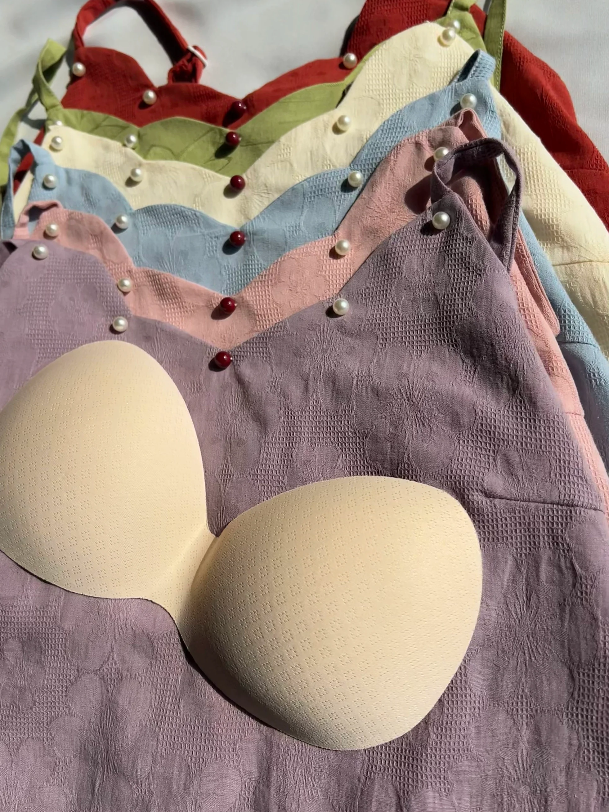 Zhusha Zhi 朱砂痣 Cinnabar Dot Modernized Song Dynasty Various Diaodai Tank Top Undergarments - Image 9