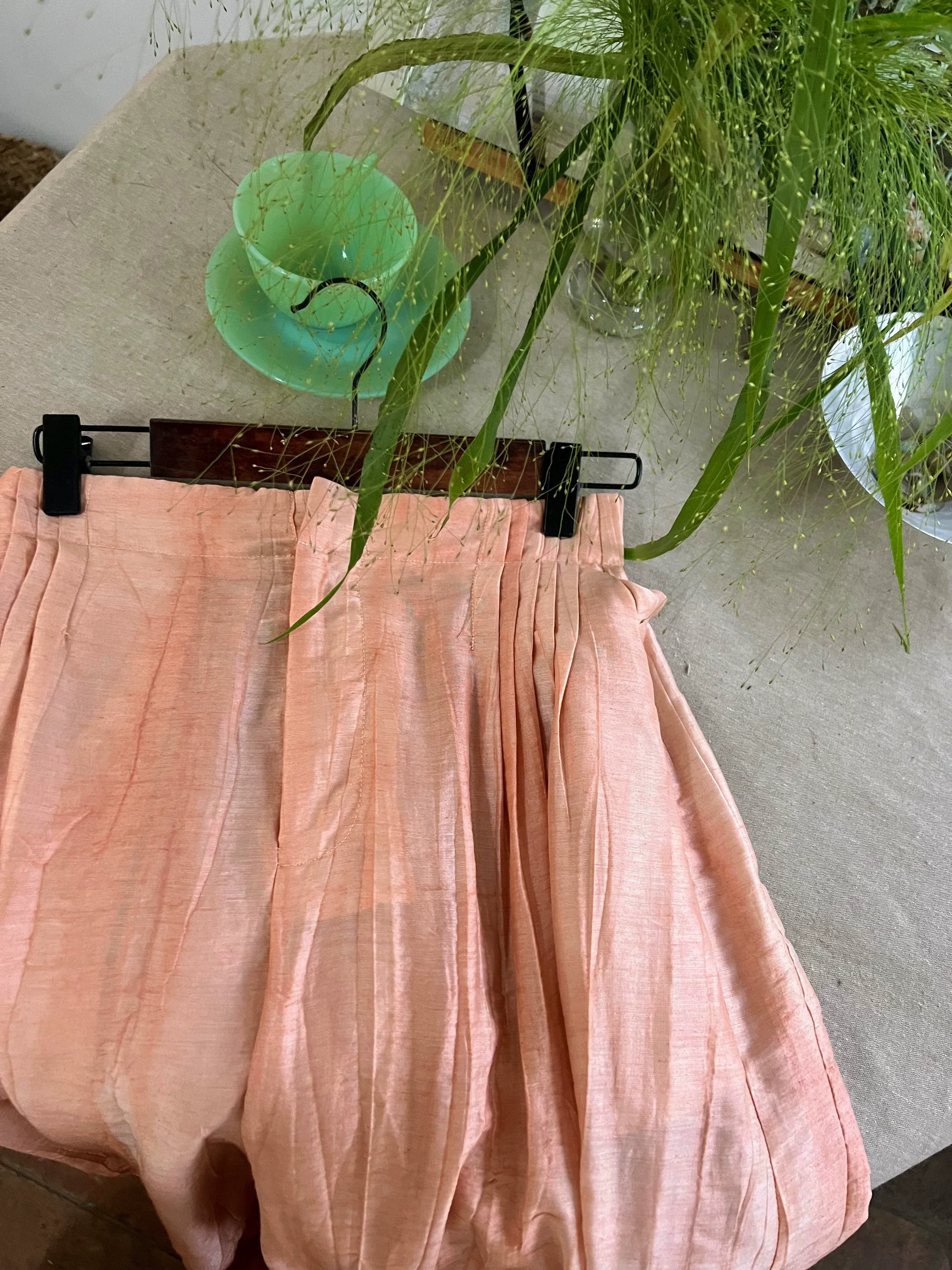 Ziruo 自若 Modernized Ming Dynasty Summer Tencel Shirt & Wide Leg Trousers Set - Image 14